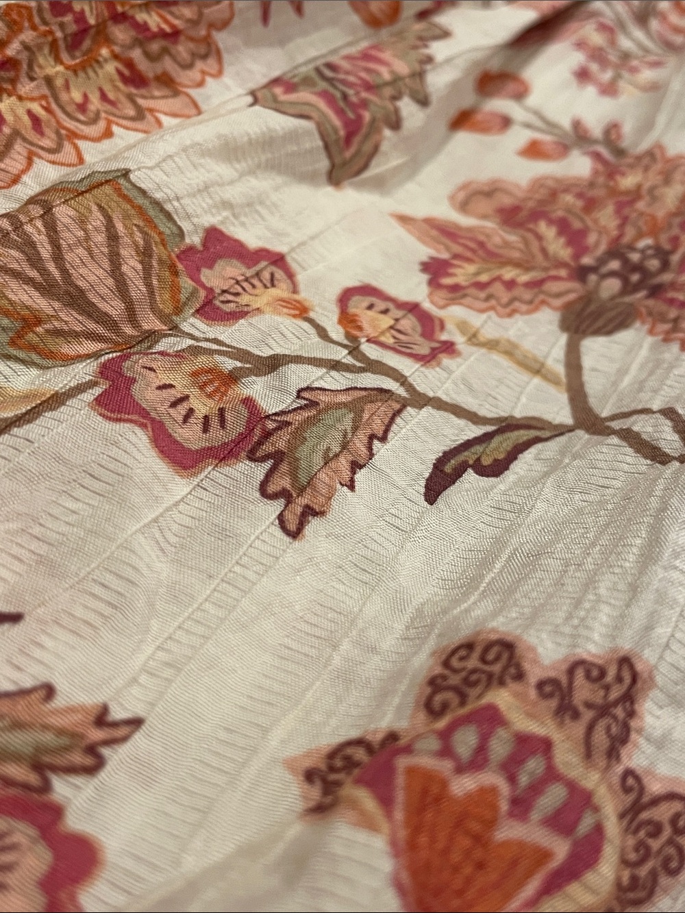 torrid Floral Ruffle Strap Maxi Dress in Cream and Rust L14 - Picture 12 of 12